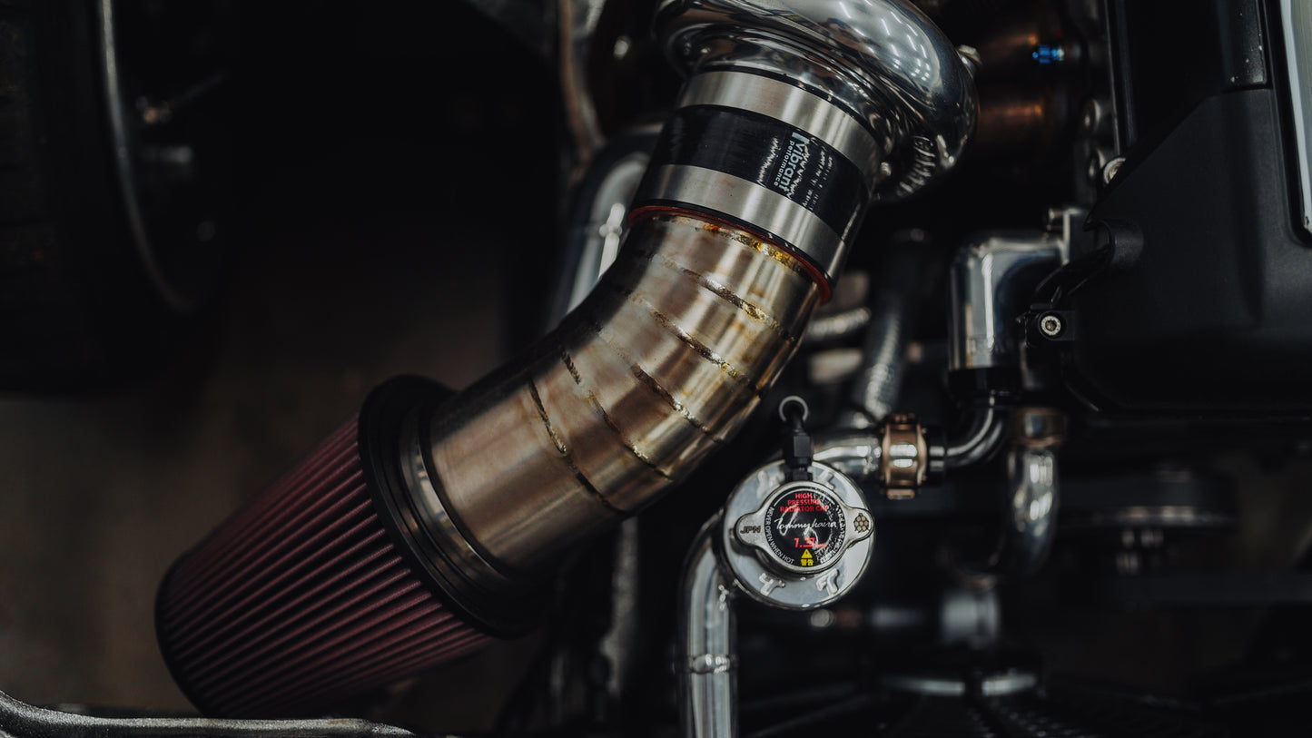Universal 4 Inch Titanium Intake